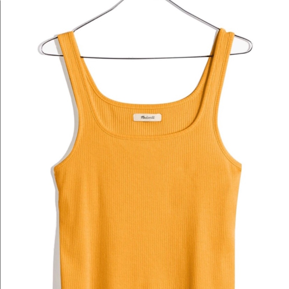 Madewell ribbed square neck tank